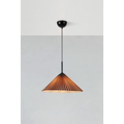 Markslöjd 108709 - Hanglamp aan een koord PLISADO 1xE27/40W/230V diameter 50 cm grijs