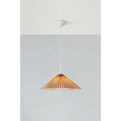 Markslöjd 108710 - Hanglamp aan een koord PLISADO 1xE27/40W/230V diameter 50 cm beige