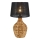 Markslöjd 108770 - Tafellamp PAGLIA 1xE27/40W/230V zwart/rotan