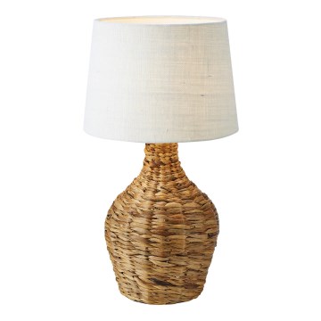 Markslöjd 108771 - Tafellamp PAGLIA 1xE27/40W/230V wit/rotan