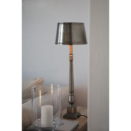 Markslöjd 108775 - Tafellamp METALLO 1xE27/40W/230V mat chroom