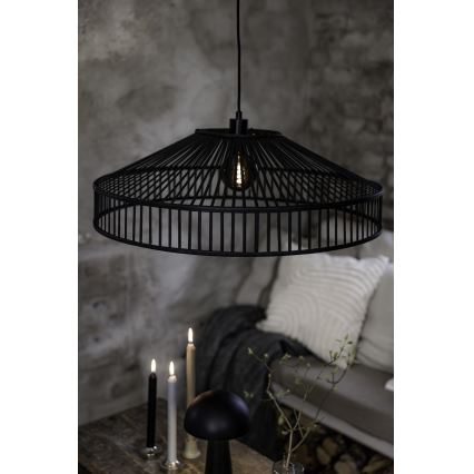 Markslöjd 108782 - Hanglamp aan een koord TAPA 1xE27/40W/230V zwart/bamboe