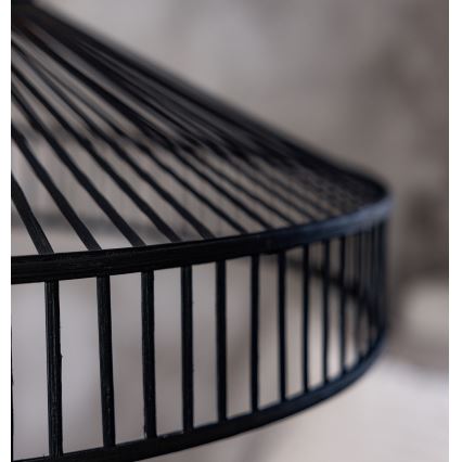 Markslöjd 108782 - Hanglamp aan een koord TAPA 1xE27/40W/230V zwart/bamboe