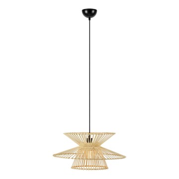 Markslöjd 108785 - Hanglamp aan een koord DUPLICI 1xE27/40W/230V beige/bamboe