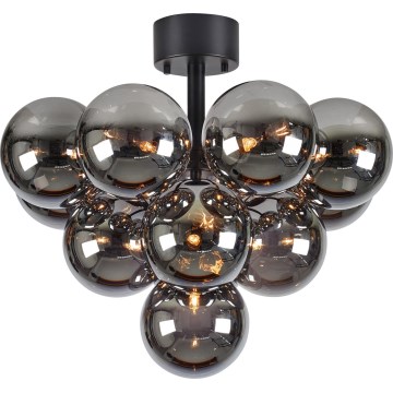 Markslöjd 108845 - Bevestigde hanglamp MERLOT 13xG9/18W/230V zwart/gerookt