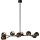Markslöjd 108852 - Hanglamp met vaste pendel EDGAR 8xE14/40W/230V zwart