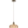 Markslöjd 108858 - Hanglamp aan een koord KURAGE 1xE27/40W/230V messing/gerookt beige