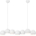 Markslöjd 108859 - Hanglamp aan een koord CUPOLO 7xE14/40W/230V wit