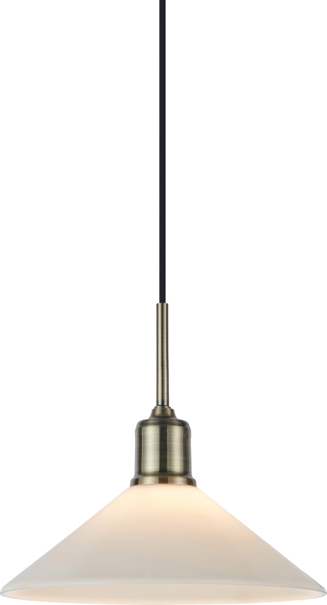 Markslöjd 108867 - Hanglamp aan een koord VELA 1xE27/40W/230V messing/wit