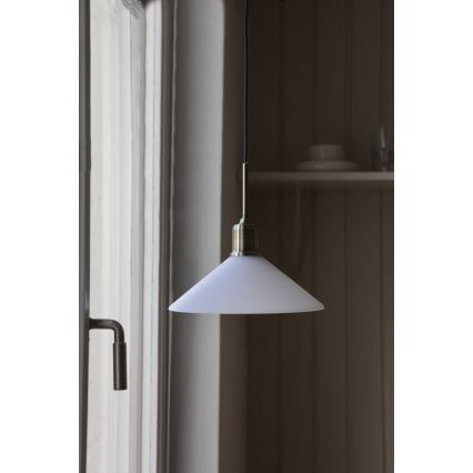 Markslöjd 108867 - Hanglamp aan een koord VELA 1xE27/40W/230V messing/wit