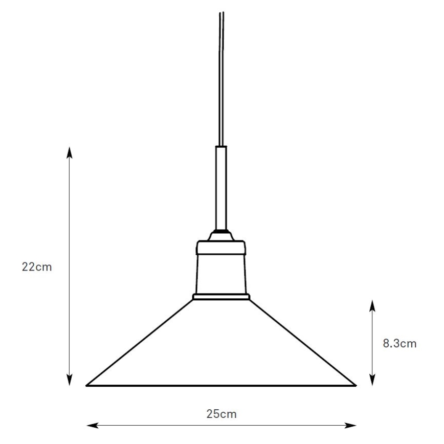 Markslöjd 108868 - Hanglamp aan een koord VELA 1xE27/40W/230V messing/groen