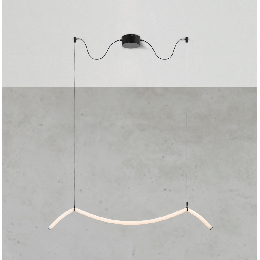 Markslöjd 108873 - Dimbare LED-hanglamp MELT aan kabel LED/13W/230V 112 cm zwart