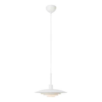 Markslöjd 108874 - Hanglamp aan snoer PINY 1xE27/60W/230V Ø 35 cm wit