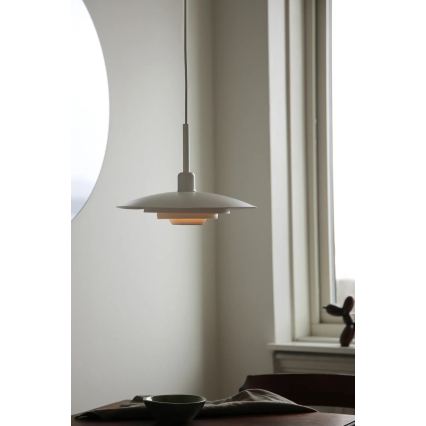 Markslöjd 108874 - Hanglamp aan snoer PINY 1xE27/60W/230V Ø 35 cm wit