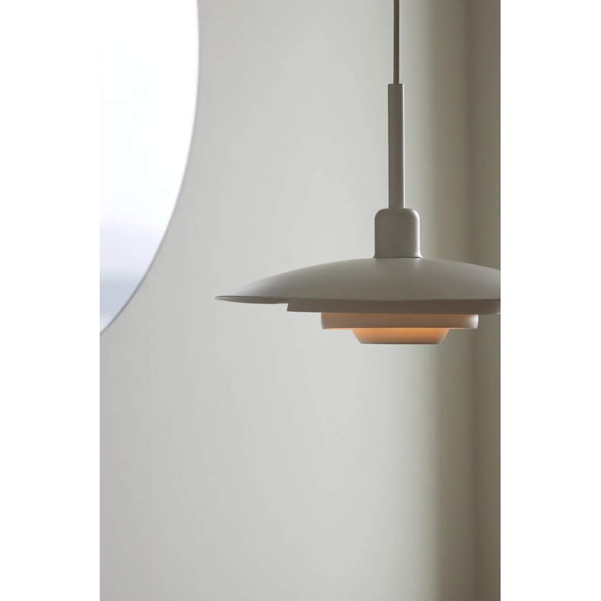 Markslöjd 108874 - Hanglamp aan snoer PINY 1xE27/60W/230V Ø 35 cm wit