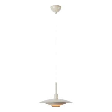 Markslöjd 108875 - Hanglamp aan kabel PINY 1xE27/60W/230V Ø 35 cm beige