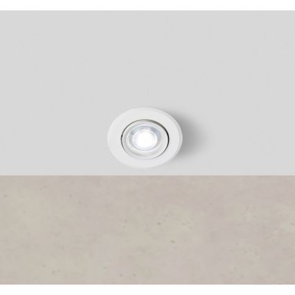 Markslöjd 108885 - Dimbare LED-inbouwarmatuur voor badkamer PLUTO LED/4,9W/230V CRI 90 IP44 wit