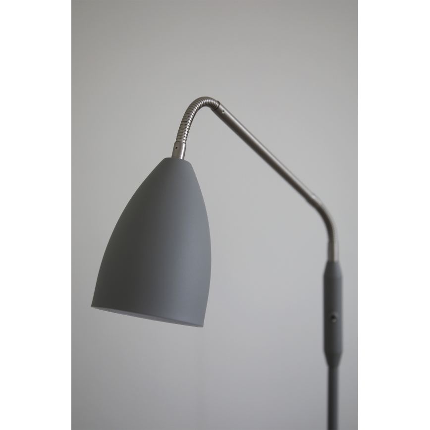 Markslöjd 108888 - Dimbare vloerlamp PATRO LED/4,9W/230V CRI 90 grijs