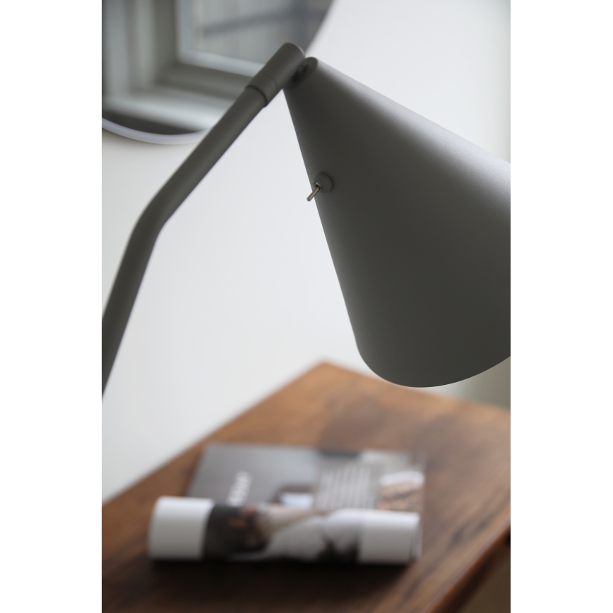Markslöjd 108891 - Dimbare LED vloerlamp FUNIL LED/4,9W/230V CRI 90 grijs