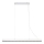 Markslöjd 108892 - PLANO dimbare LED-hanglamp met kabel LED/38W/230V wit