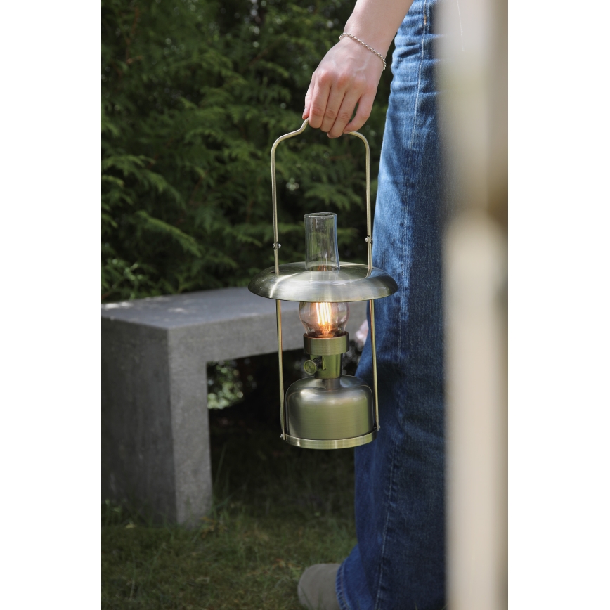 Markslöjd 108894 - LED dimbare oplaadbare buitentafellamp FANOS LED/2,5W/3,7V 4000 mAh IP44 messing