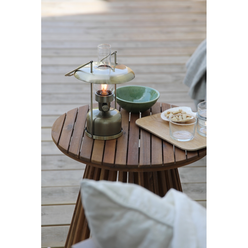 Markslöjd 108894 - LED dimbare oplaadbare buitentafellamp FANOS LED/2,5W/3,7V 4000 mAh IP44 messing