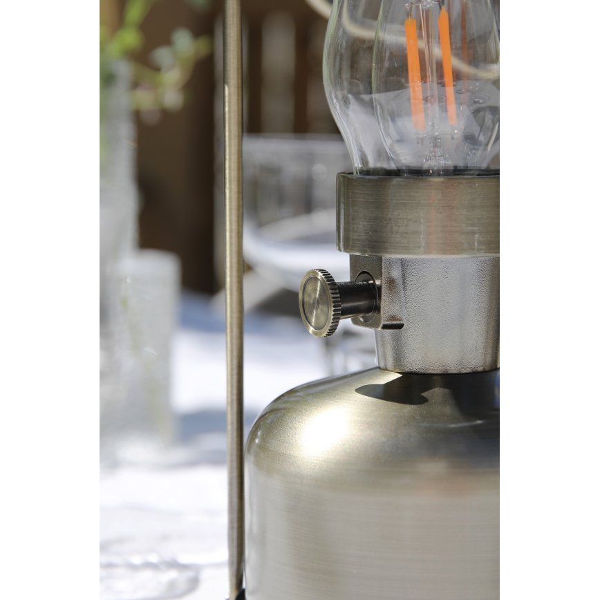 Markslöjd 108894 - LED dimbare oplaadbare buitentafellamp FANOS LED/2,5W/3,7V 4000 mAh IP44 messing