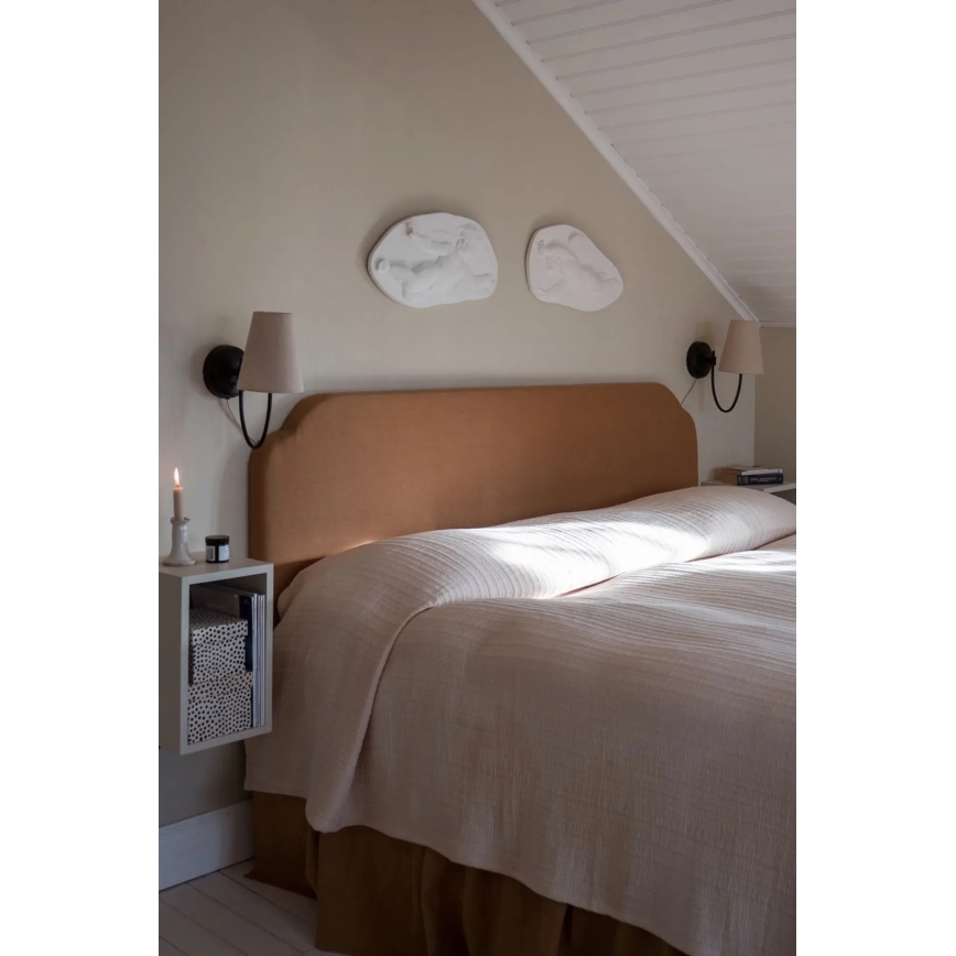 Markslöjd 108907 - Wandlamp AMAR 1xE14/40W/230V beige/zwart