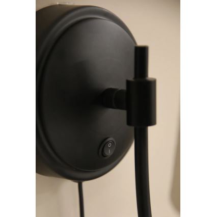 Markslöjd 108907 - Wandlamp AMAR 1xE14/40W/230V beige/zwart