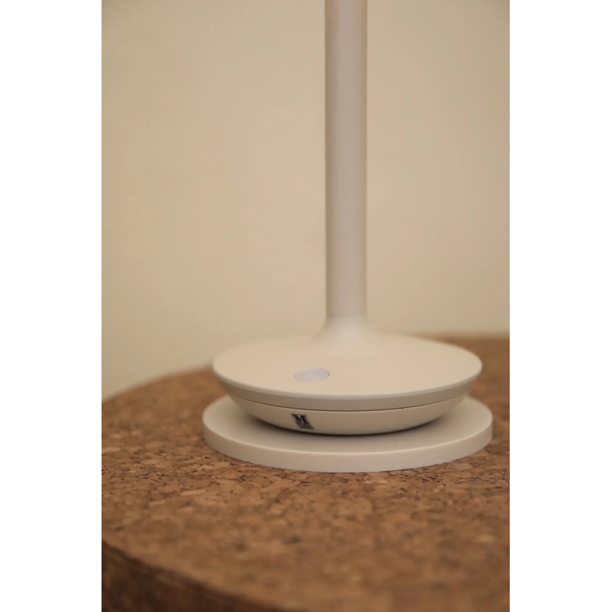 Markslöjd 108917 - LED Dimbaar buitenshuis oplaadbaar tafellamp PETIT LED/2W/1800 mAh 2200/2700/3000K IP44 grijs