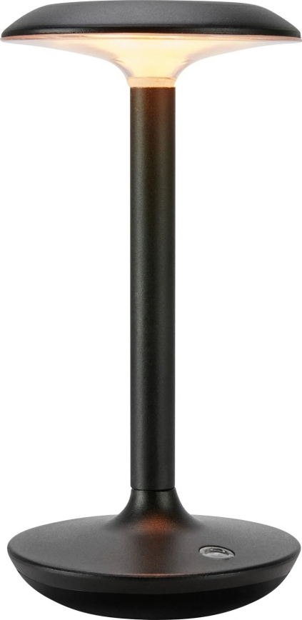 Markslöjd 108918 - LED Dimbaar buitenshuis oplaadbaar tafellamp PETIT LED/2W/1800 mAh 2200/2700/3000K IP44 zwart