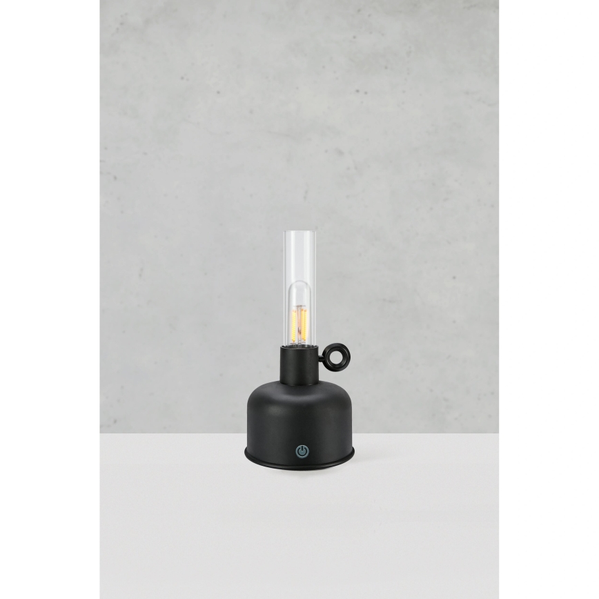 Markslöjd 108919 - LED Dimbaar buitenshuis oplaadbaar tafellamp ASTRID LED/2W/1200 mAh IP44 zwart