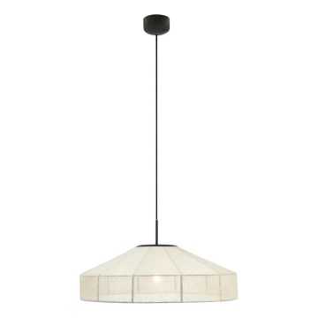 Markslöjd 108955 - Pendellamp ALIA met kabel 1xE27/60W/230V Ø 57 cm crème/zwart