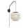 Markslöjd 108957 - Wandlamp ASUKA 1xE27/60W/230V crème/zwart