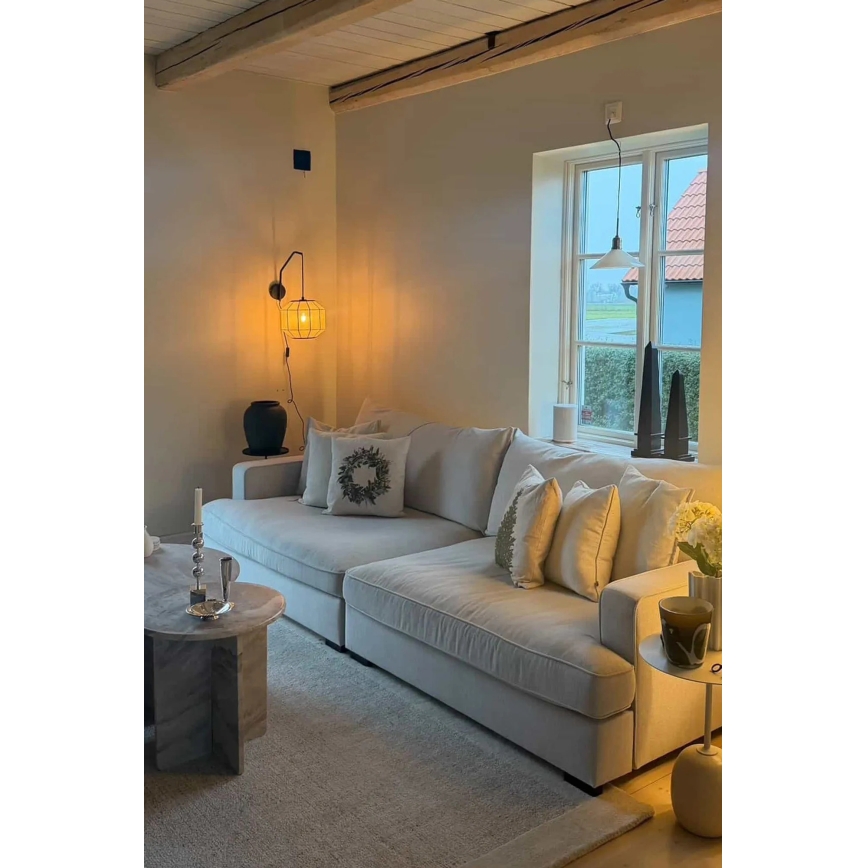 Markslöjd 108957 - Wandlamp ASUKA 1xE27/60W/230V crème/zwart