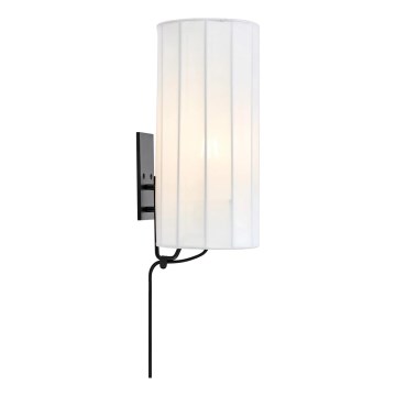 Markslöjd 108960 - Wandlamp HIKARI 1xE27/60W/230V wit/zwart