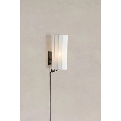 Markslöjd 108960 - Wandlamp HIKARI 1xE27/60W/230V wit/zwart
