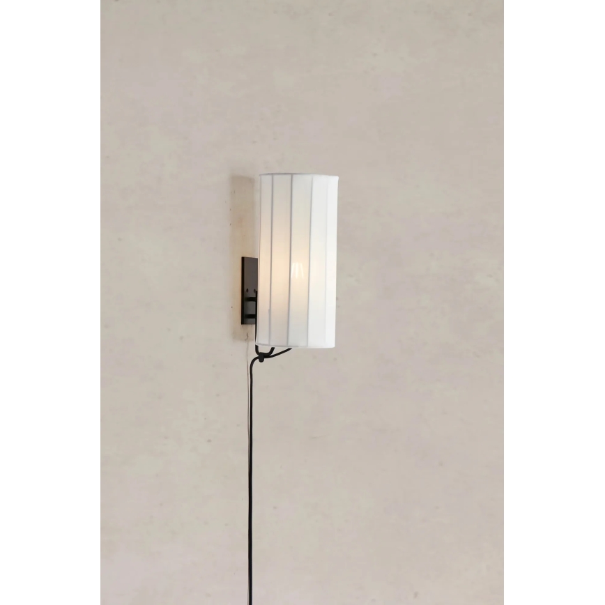 Markslöjd 108960 - Wandlamp HIKARI 1xE27/60W/230V wit/zwart