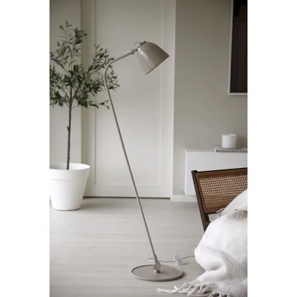 Markslöjd 108966 - Vloerlamp TILT 1xE27/60W/230V grijs