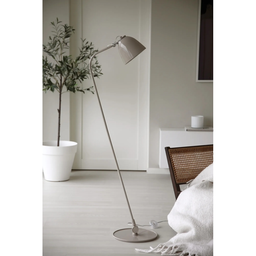 Markslöjd 108966 - Vloerlamp TILT 1xE27/60W/230V grijs