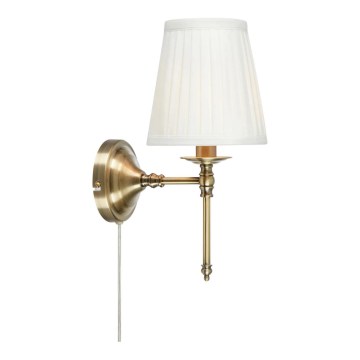 Markslöjd 108968 - Wandlamp MANOR 1xE14/40W/230V wit/messing