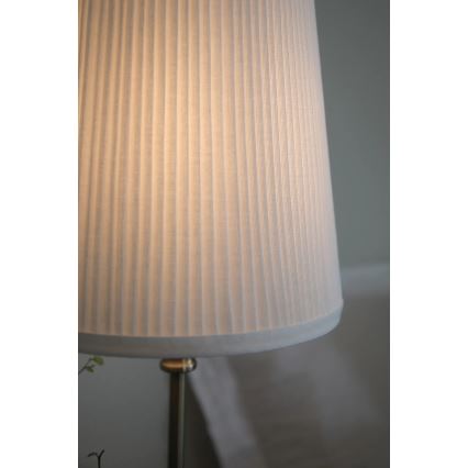 Markslöjd 108969 - Tafellamp NOBLE 1xE14/40W/230V 56 cm wit/messing