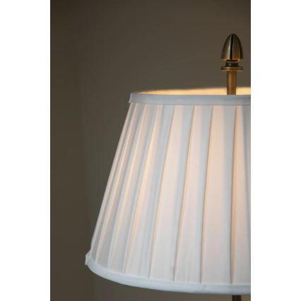 Markslöjd 108972 - Vloerlamp OXFORD 1xE14/40W/230V wit/messing