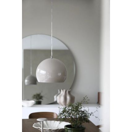 Markslöjd 108986 - Hanglamp POP met kabel 1xE27/40W/230V Ø 28 cm grijs