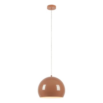 Markslöjd 108987 - Hanglamp aan kabel POP 1xE27/40W/230V Ø 28 cm bruin