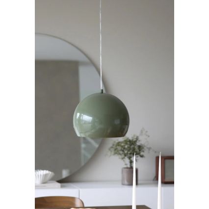 Markslöjd 108988 - Hanglamp POP aan snoer, 1xE27/40W/230V, Ø 28 cm, groen