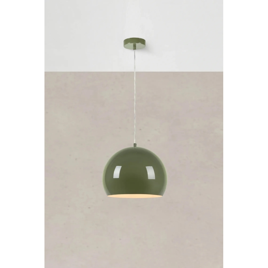 Markslöjd 108988 - Hanglamp POP aan snoer, 1xE27/40W/230V, Ø 28 cm, groen
