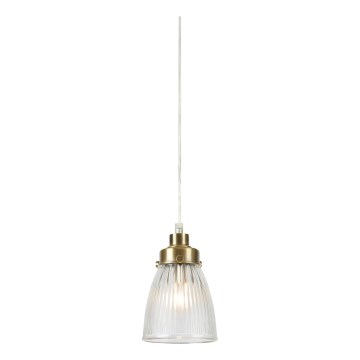 Markslöjd 109010 - Hanglamp aan kabel BELLIS 1xE14/40W/230V, messing