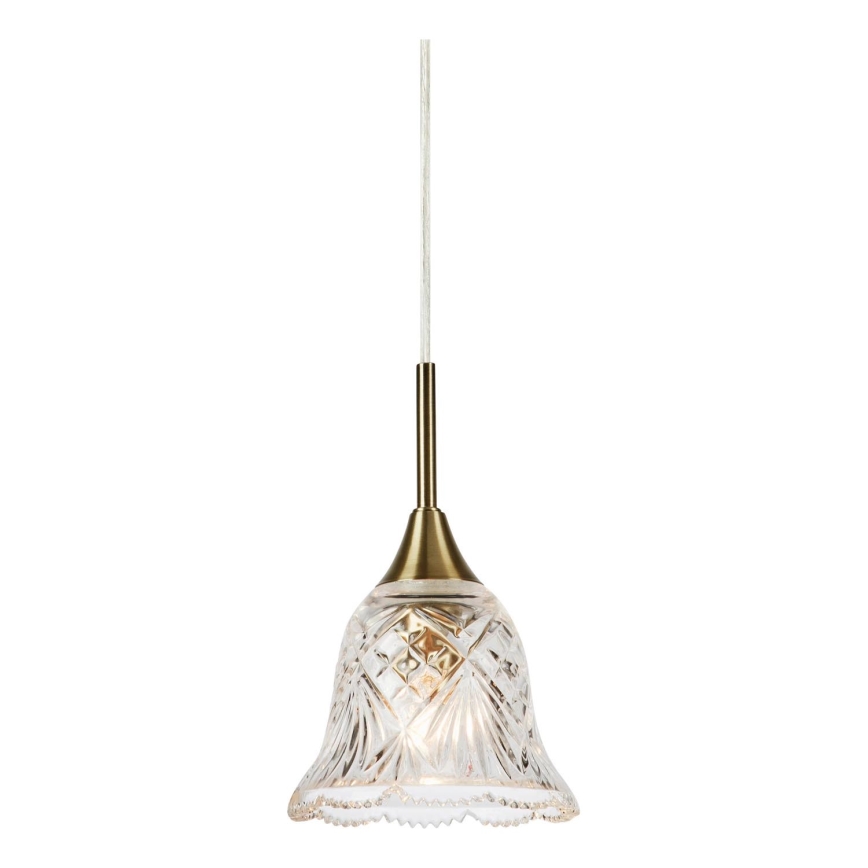 Markslöjd 109011 - Hanglamp aan snoer LUNA 1xE14/40W/230V messing