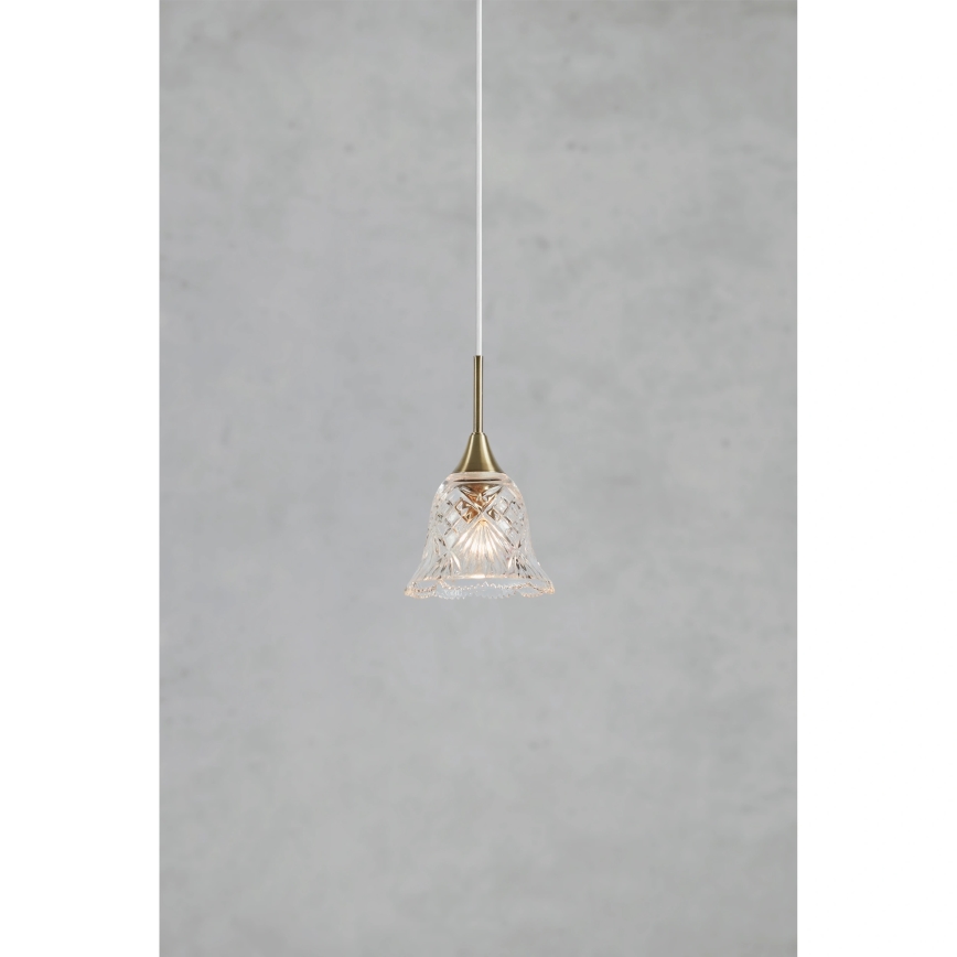 Markslöjd 109011 - Hanglamp aan snoer LUNA 1xE14/40W/230V messing